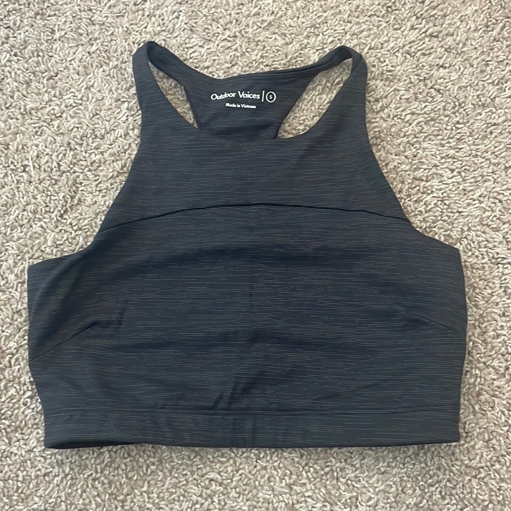 Outdoor Voices High Neck Bra